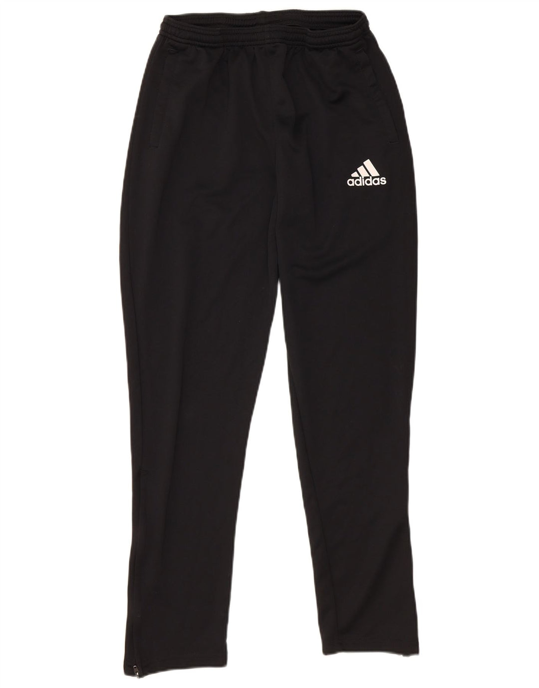 Pantaloni da tuta ADIDAS Climalite da bambino 13-14 anni in poliestere nero