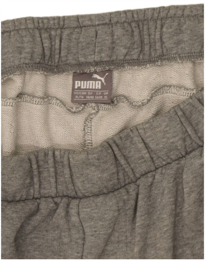 Pantaloncini sportivi da uomo Puma XL in cotone chiazzato grigio