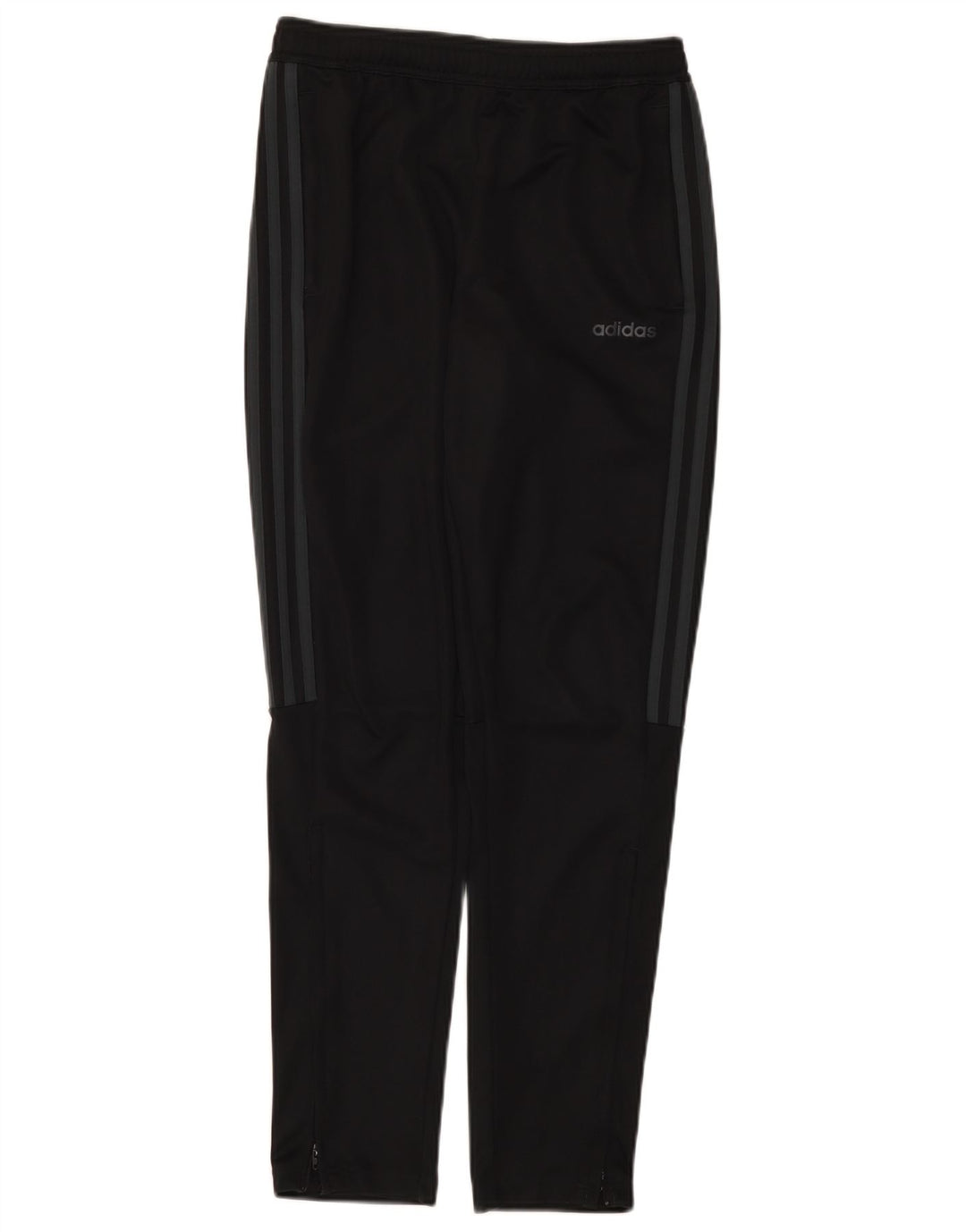 Pantaloni della tuta Adidas Aeroready da ragazzo 13-14 anni in poliestere nero