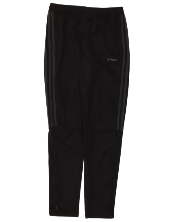 Pantaloni della tuta Adidas Aeroready da ragazzo 13-14 anni in poliestere nero