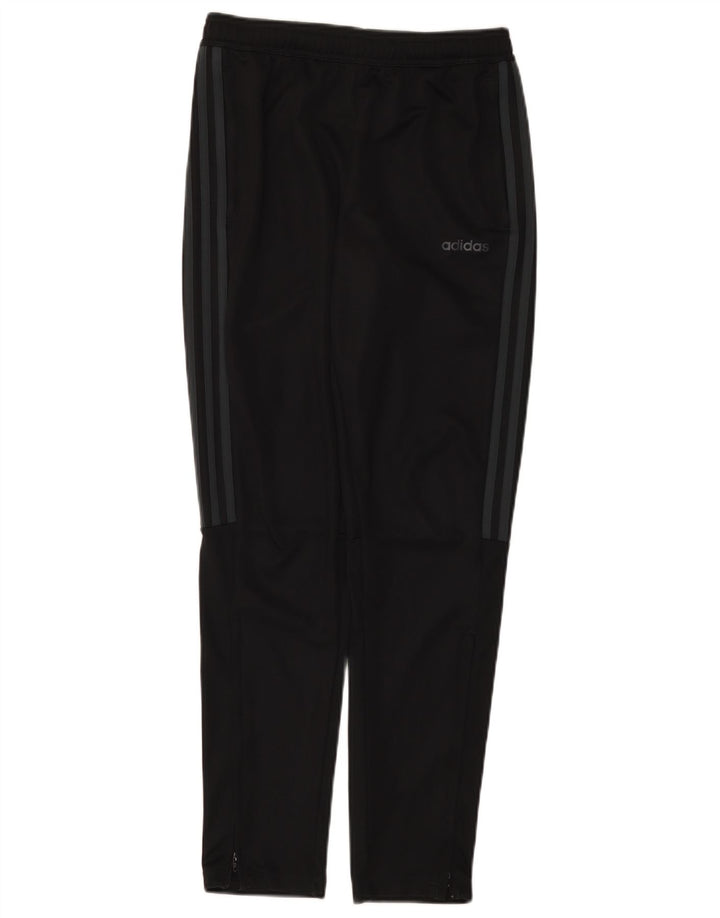 Pantaloni della tuta Adidas Aeroready da ragazzo 13-14 anni in poliestere nero