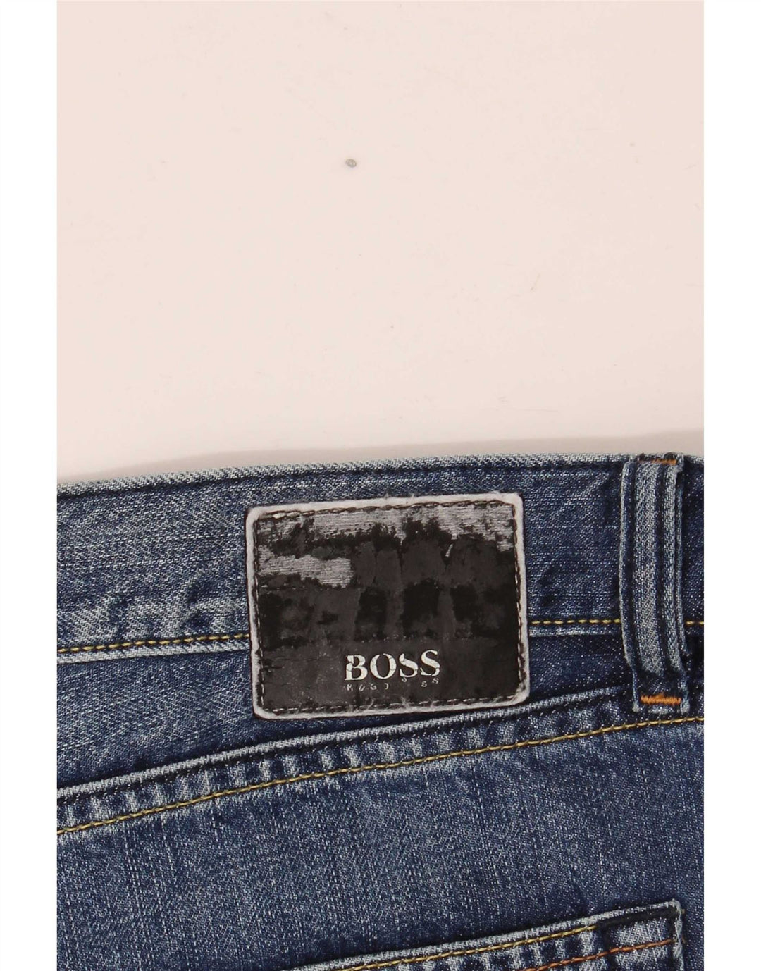Jeans larghi da uomo Hugo Boss W38 L30 cotone blu