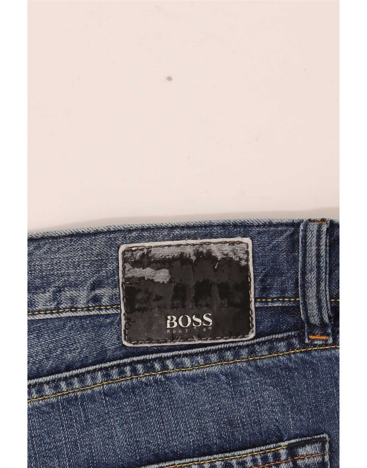 Jeans larghi da uomo Hugo Boss W38 L30 cotone blu