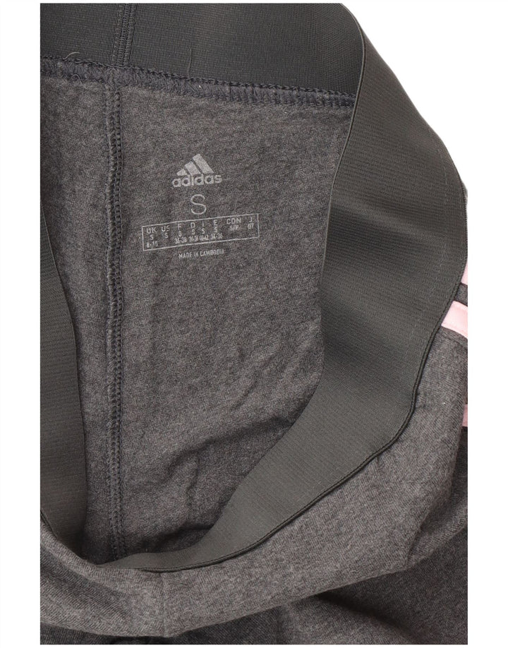 Leggings Adidas da donna UK 8/10 piccolo cotone grigio