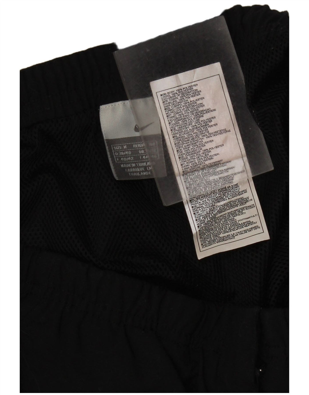 Pantaloni della tuta Nike Capri da donna UK 10/12 poliestere nero medio