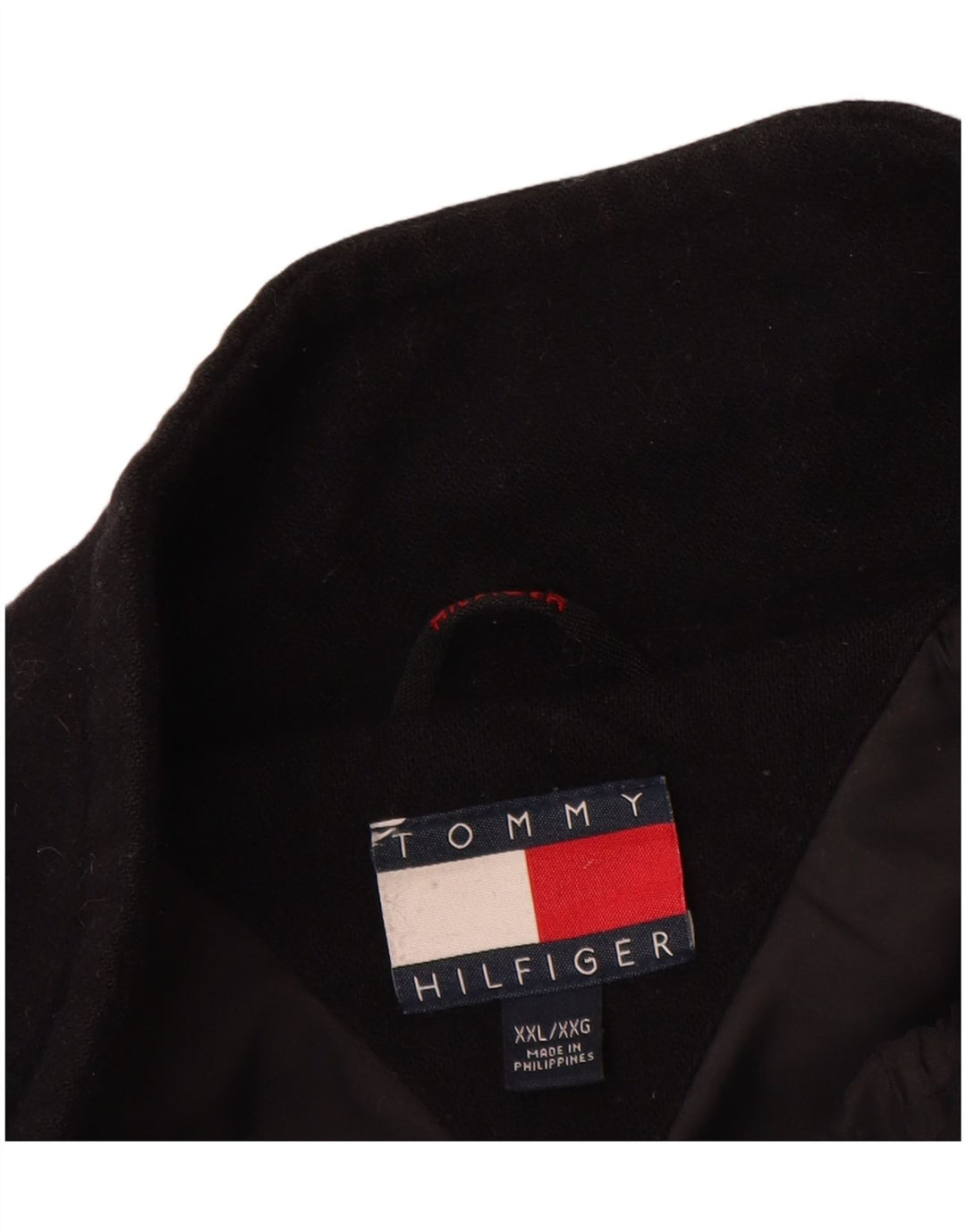 Giacca utility da uomo Tommy Hilfiger UK 44 2XL Lana color block nera