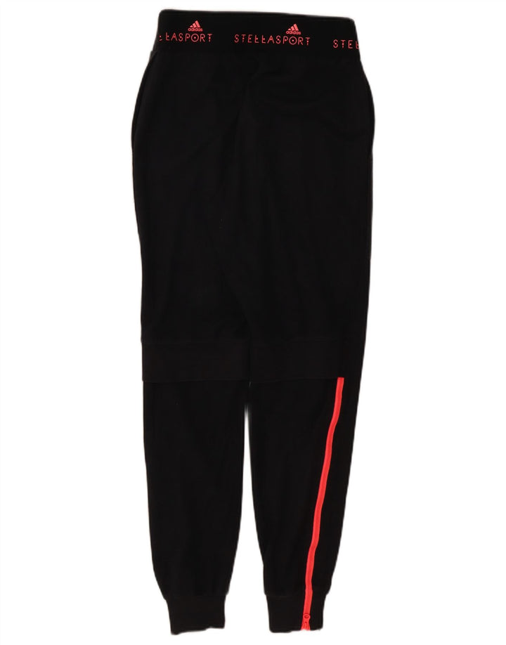 Pantaloni da tuta da donna con grafica ADIDAS Stella Graphic Joggers UK 4/6 XS Nero