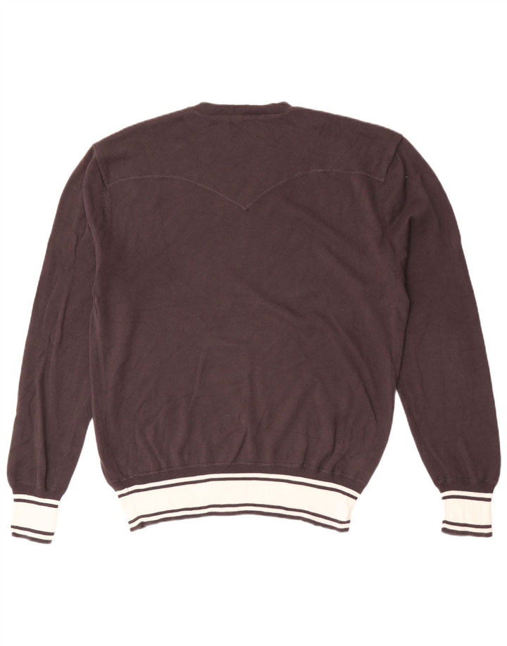 Maglione maglione girocollo da uomo Levi's XL in cotone marrone