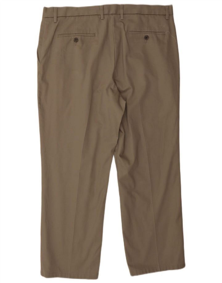 DOCKERS Pantaloni chino da uomo dalla vestibilità classica W38 L29 Classico in cotone beige
