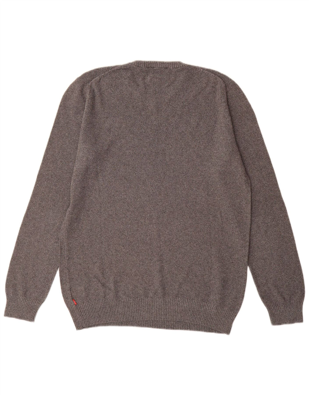 Maglione maglione girocollo da uomo Levi's in cotone grigio medio
