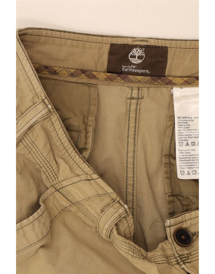 TIMBERLAND Mens Cargo Shorts W32 Medium  Beige Cotton Vintage Timberland and Second-Hand Timberland from Messina Hembry 
