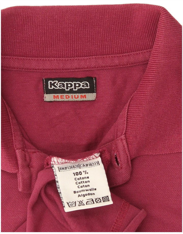 Polo Kappa Uomo Bordeaux Medio Cotone