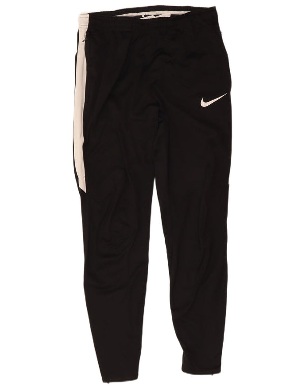 Pantaloni da tuta da uomo NIKE, poliestere color block medio nero