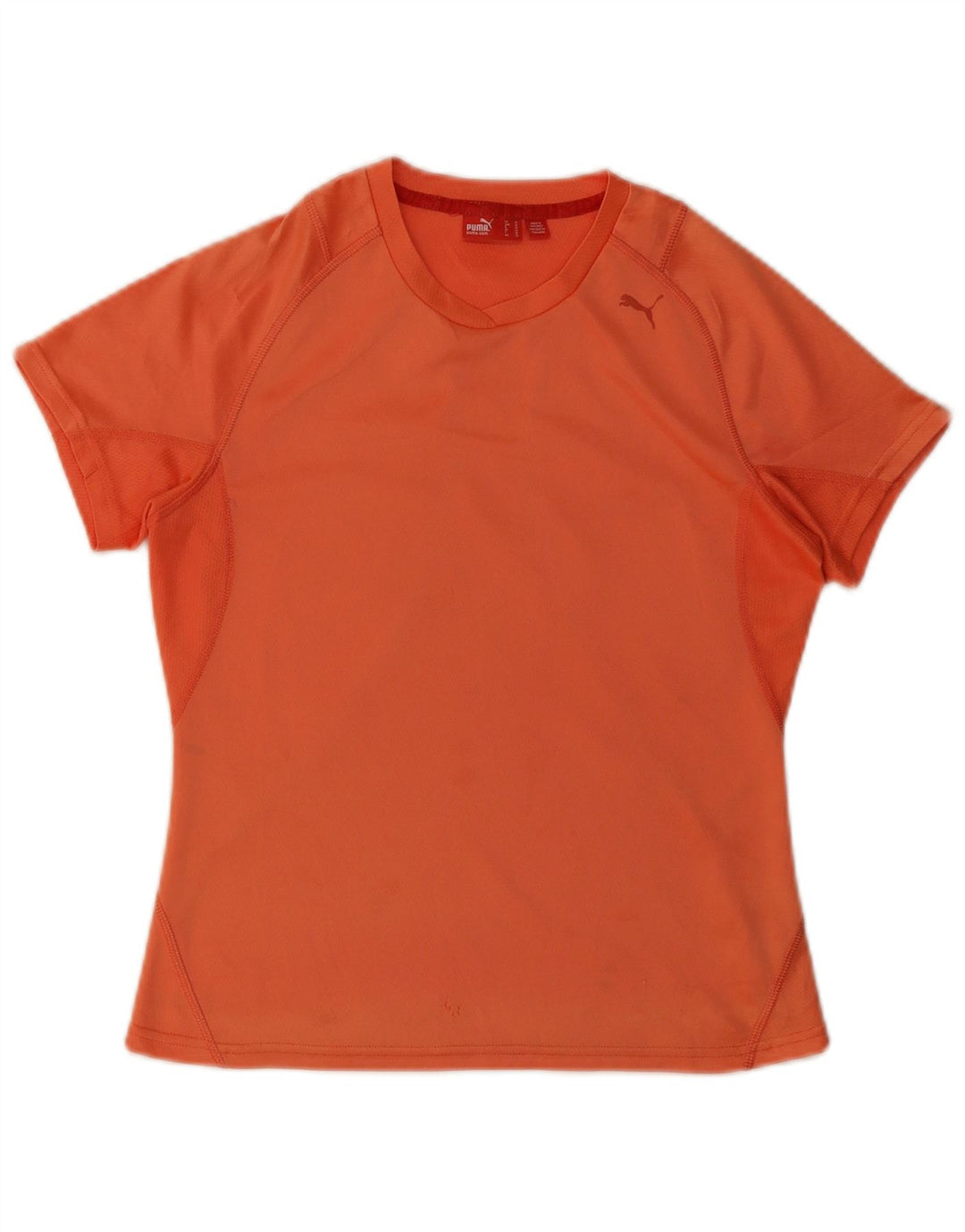 T-shirt da donna Puma UK 12 poliestere arancione medio