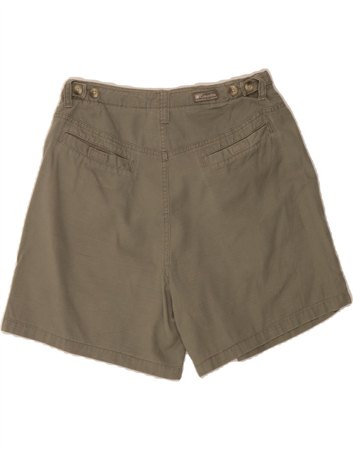 COLUMBIA Womens Casual Shorts US 6 Medium W26  Khaki Cotton Vintage Columbia and Second-Hand Columbia from Messina Hembry 