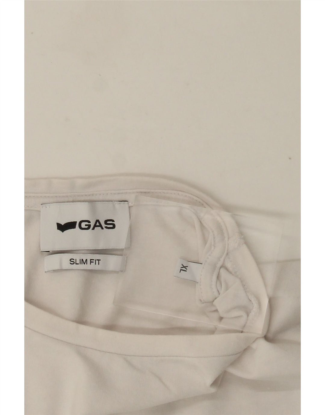 T-shirt slim fit da uomo Gas XL bianca