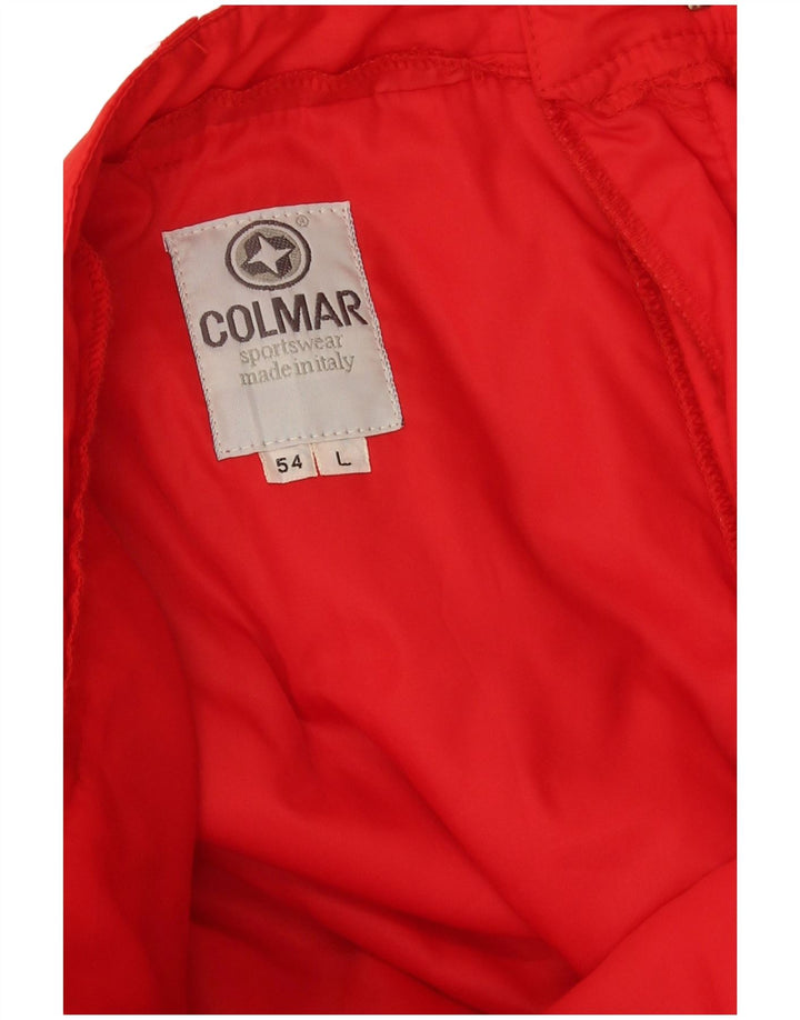 Pantaloni dritti da uomo Colmar a vento IT 54 Large W34 L29 Rosso Poliammide
