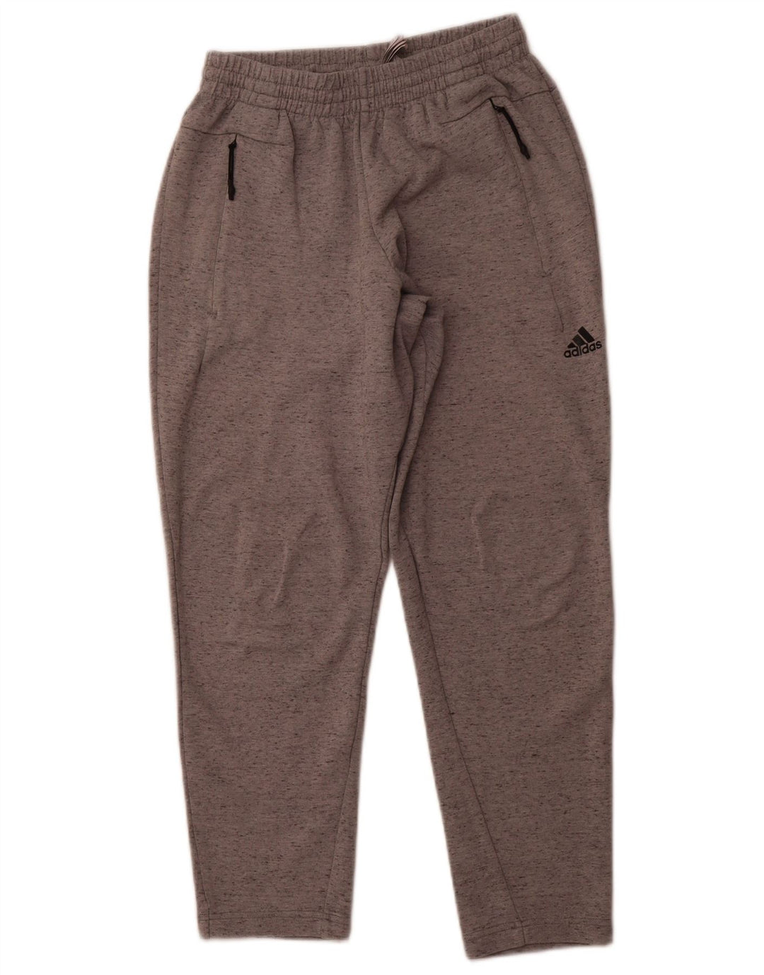 Pantaloni da tuta da uomo ADIDAS piccoli in cotone chiazzato grigio