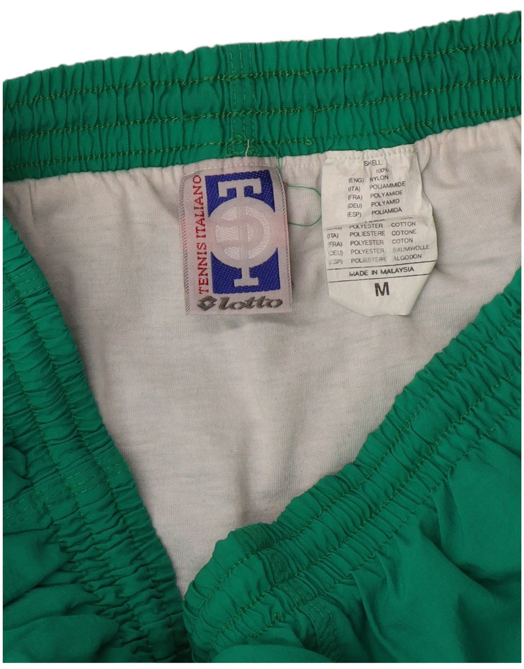 Pantaloncini sportivi da uomo Lotto Sport in nylon verde medio