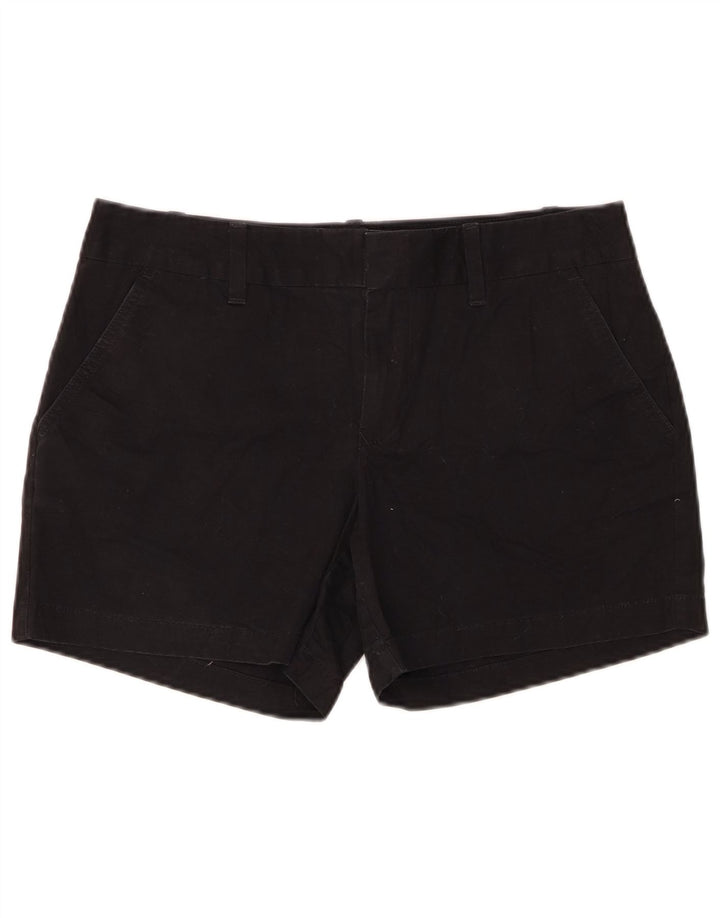 TOMMY HILFIGER Pantaloncini chino da donna US 6 medi W30 cotone nero