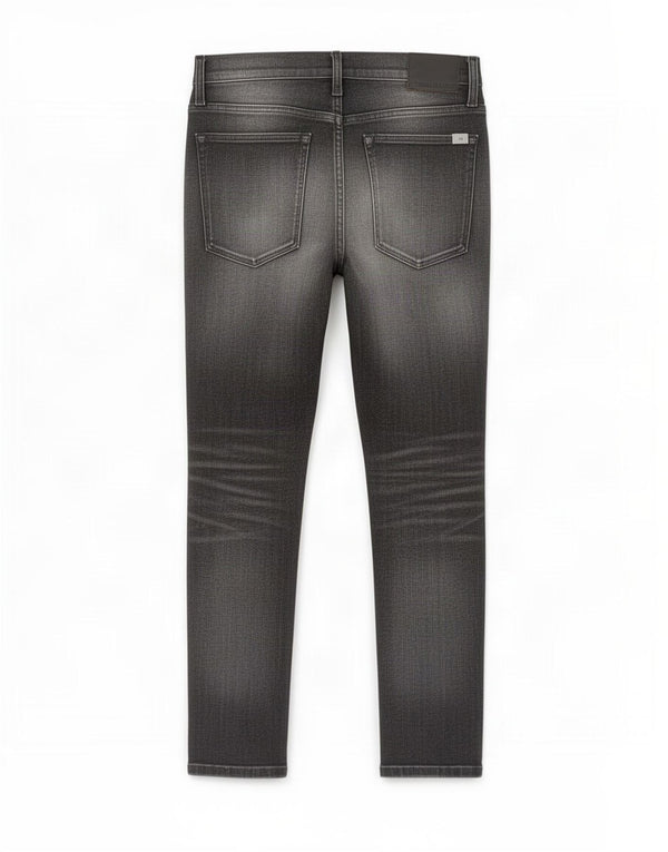 Jeans skinny da uomo Calvin Klein W36 L32 cotone grigio