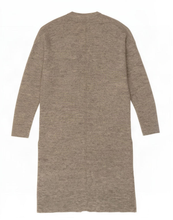 Maglione cardigan lungo da donna di White Stuff UK 12 Grigio medio chiazzato
