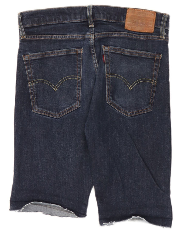 Pantaloncini di jeans Levi's 510 da uomo W32 cotone blu navy medio