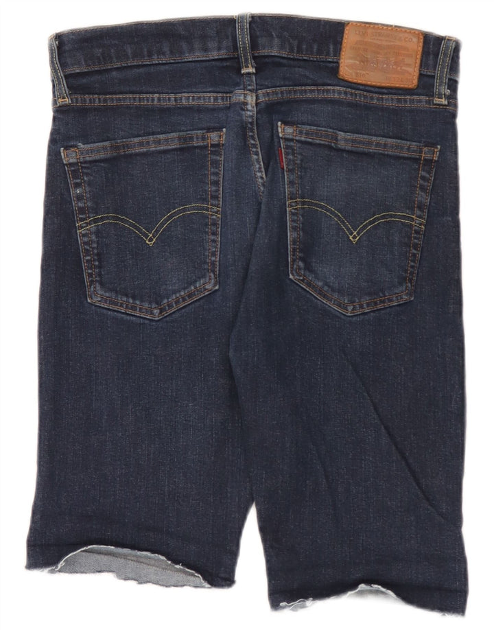 Pantaloncini di jeans Levi's 510 da uomo W32 cotone blu navy medio