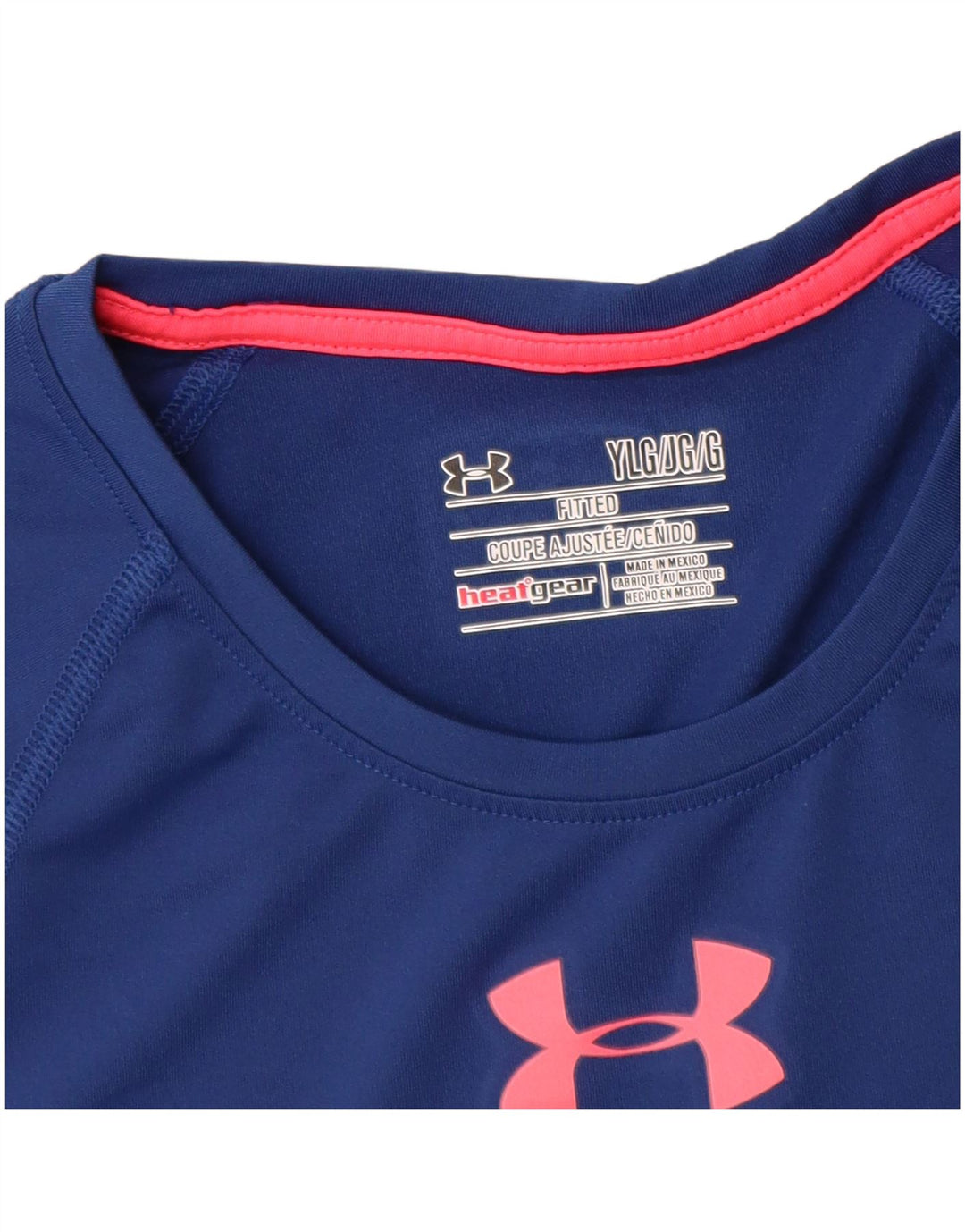 Maglietta aderente per bambina UNDER ARMOUR 11-12 anni Large Blu