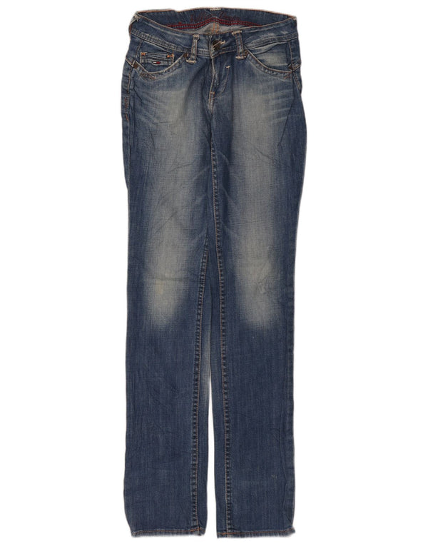 Tommy Hilfiger Womens Straight Jeans W26 L34 Blue Cotton