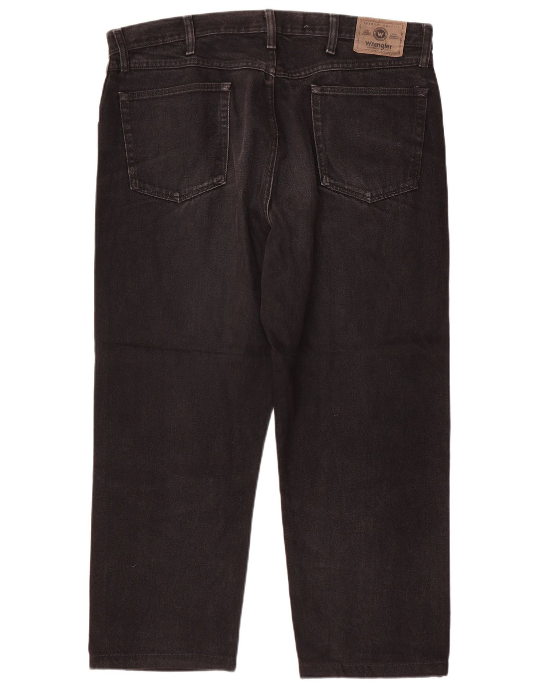 Jeans dritti da uomo Wrangler W38 L26 cotone nero