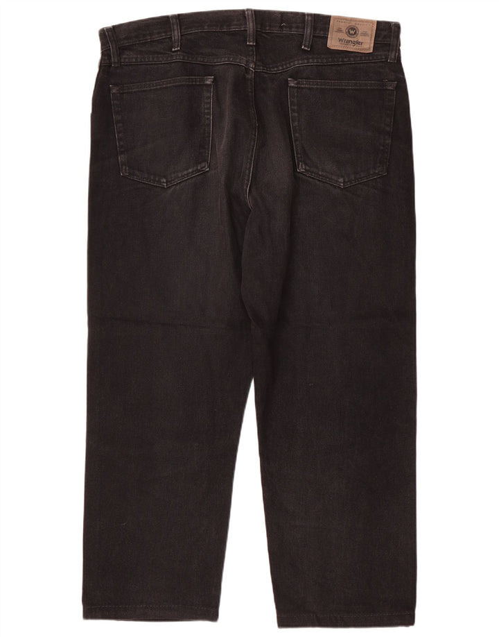 Jeans dritti da uomo Wrangler W38 L26 cotone nero