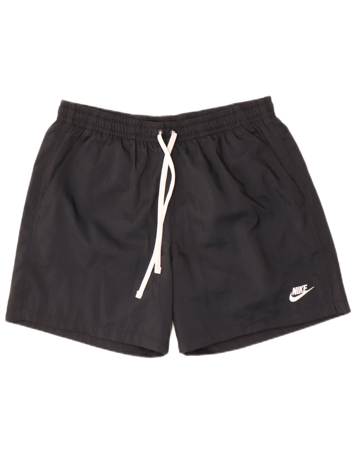 Pantaloncini sportivi da uomo Nike Large neri in poliestere