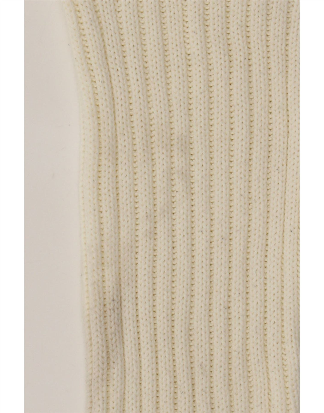 Maglione corto oversize a collo alto da donna Zara UK 10 piccolo bianco
