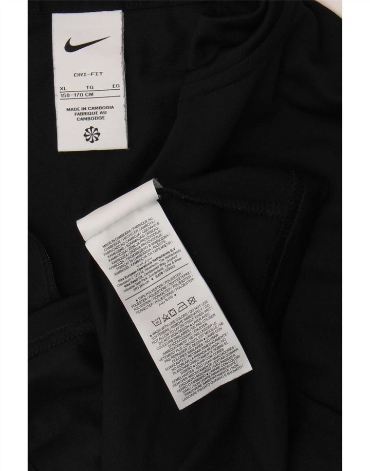 Giacca da tuta da ragazzo Nike Dri Fit Top 13-14 anni XL poliestere nero