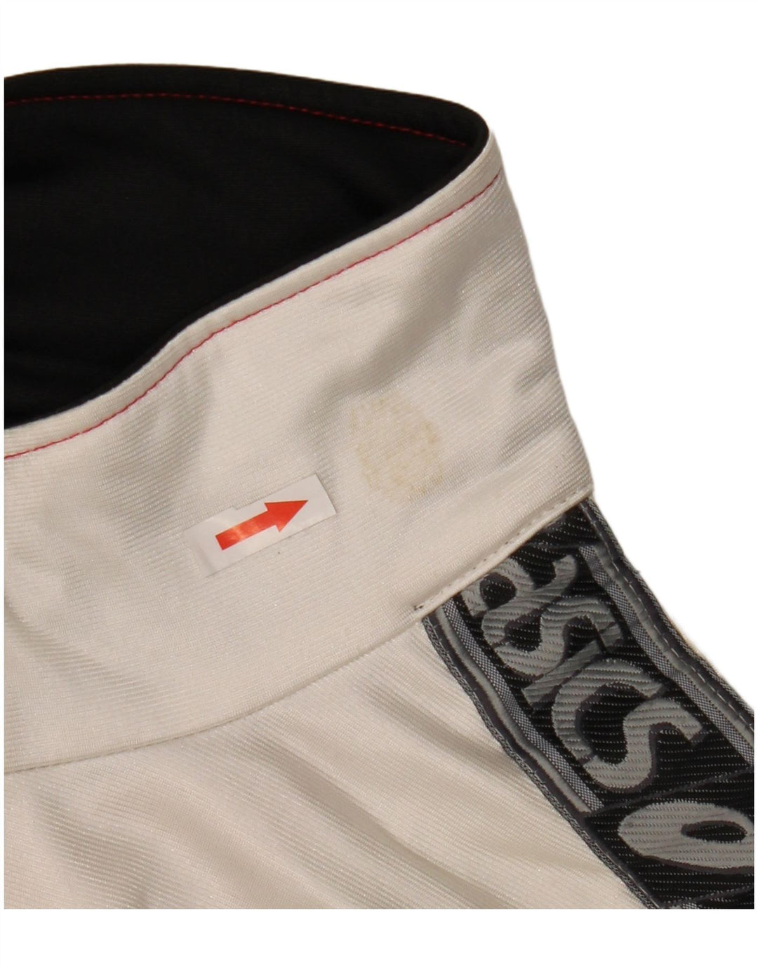 Giacca da tuta grafica da uomo Asics IT 48 Nylon color block rosso medio