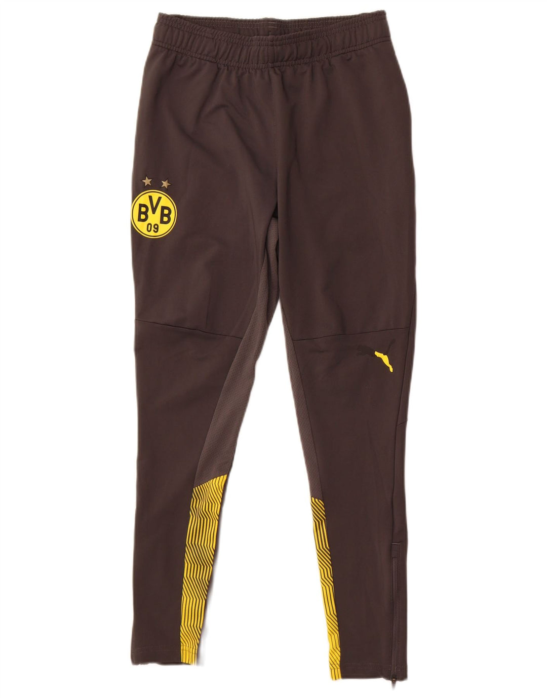 Pantaloni della tuta da donna Puma BVB Dortmund UK 10 Small Grey Colourblock