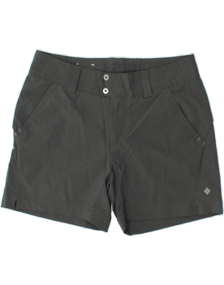 COLUMBIA Womens Omni-Shade Chino Shorts US 4 Small W31 Grey Polyester Vintage Columbia and Second-Hand Columbia from Messina Hembry 