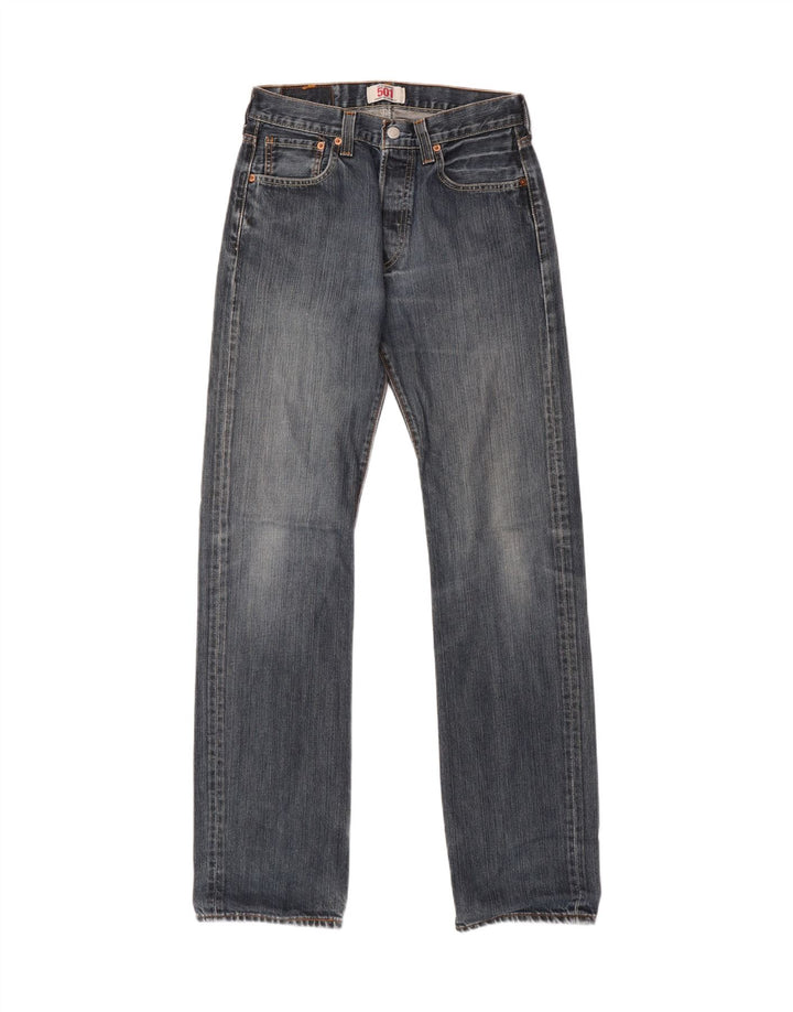 LEVI'S Mens 501 Straight Jeans W29 L34 Blue Cotton Vintage Levi's and Second-Hand Levi's from Messina Hembry 