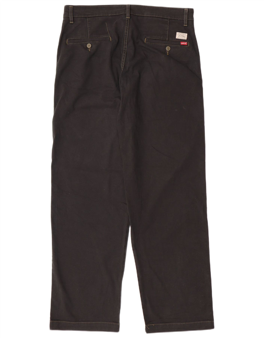 LEVI'S Pantaloni chino dritti 540 da uomo W33 L29 cotone nero