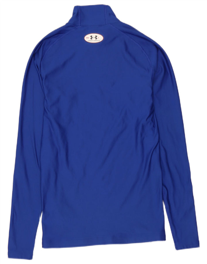 UNDER ARMOUR Maglia da uomo Cold Gear a maniche lunghe piccola in poliestere blu