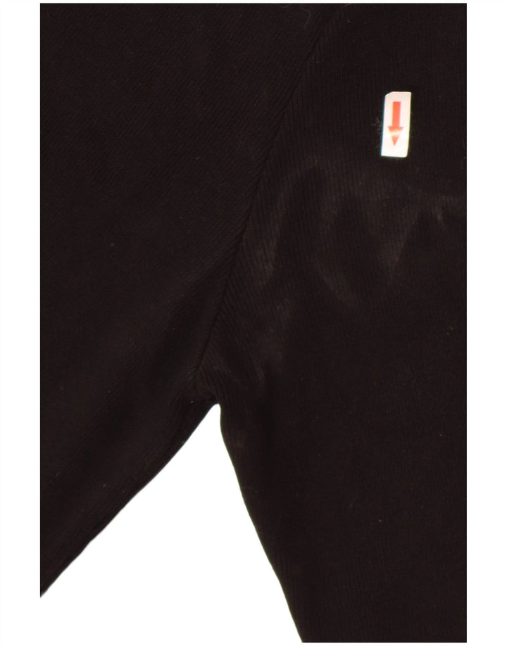 Abito maglione da donna a maniche corte Monsoon UK 12 medio nero