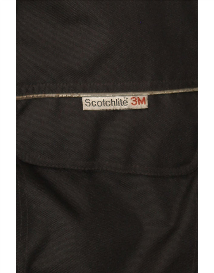 SCOTCHLITE 3M Mens Motorcycle Biker Jacket UK 36 Small Black Vintage Scotchlite 3M and Second-Hand Scotchlite 3M from Messina Hembry 