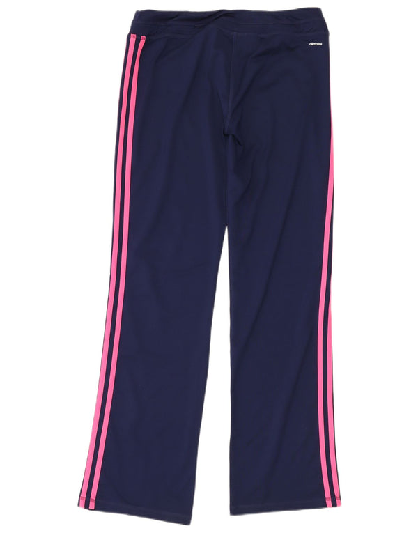 Pantaloni da tuta Adidas Climalite da donna UK 16/18 Grandi strisce viola