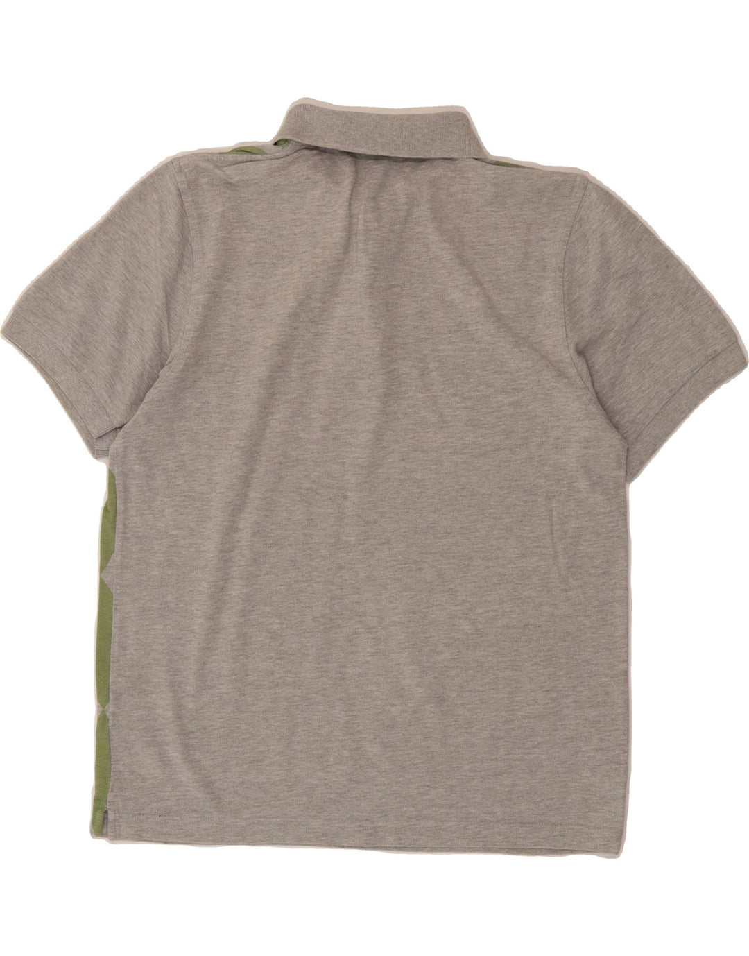 SUN68 Mens Polo Shirt Medium Grey Argyle/Diamond Cotton Vintage Sun68 and Second-Hand Sun68 from Messina Hembry 