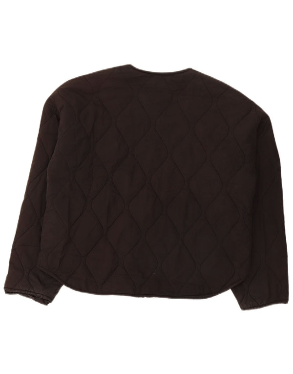 Giacca imbottita oversize da donna Zara UK 6 XS poliestere nero