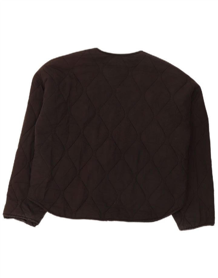 Giacca imbottita oversize da donna Zara UK 6 XS poliestere nero