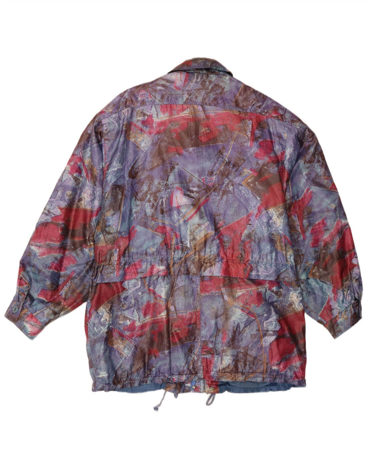 Giacca a vento vintage da donna EU 40/42 grande multicolore