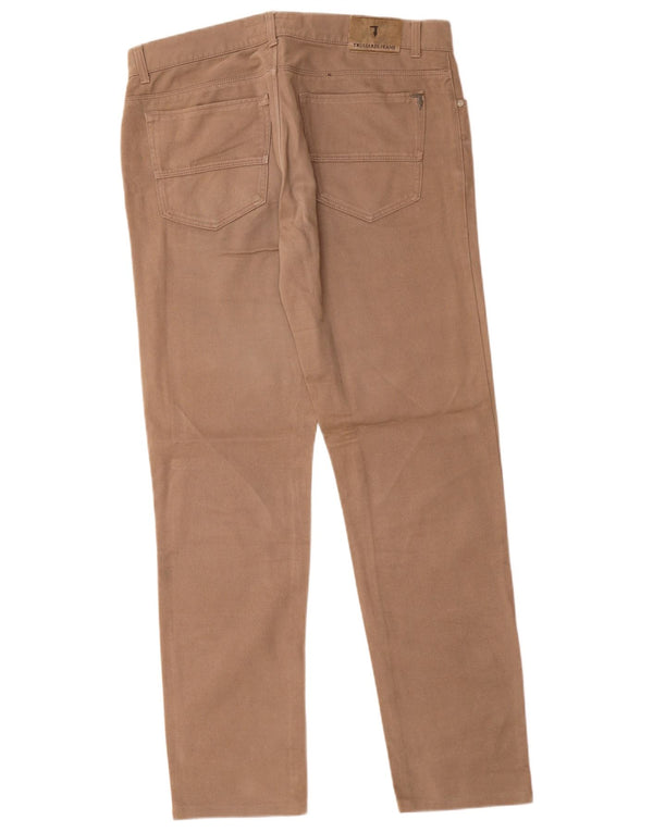 Pantaloni Casual Slim Uomo Trussardi W35 L31 Beige