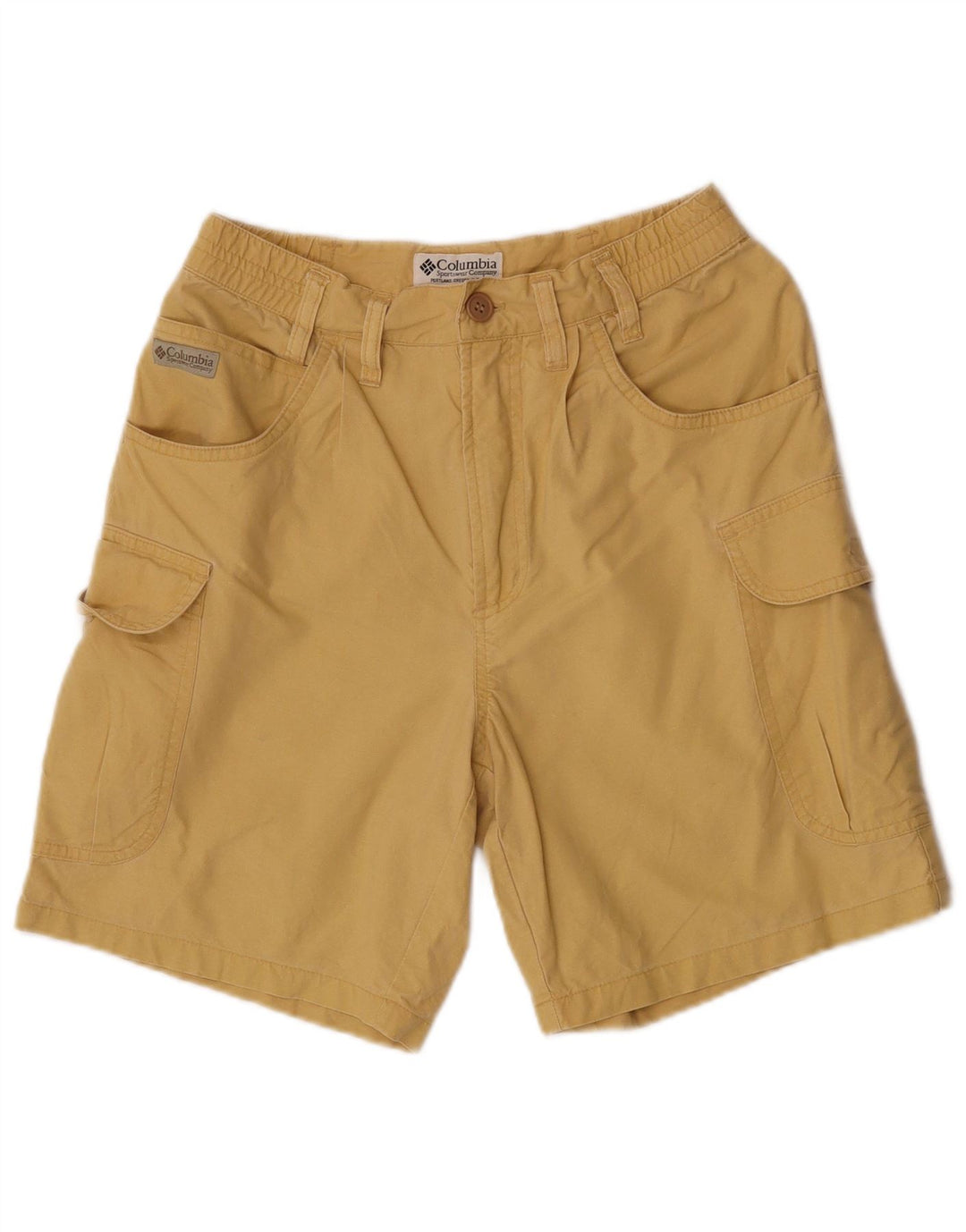 Pantaloncini cargo Columbia da uomo W28 piccoli gialli